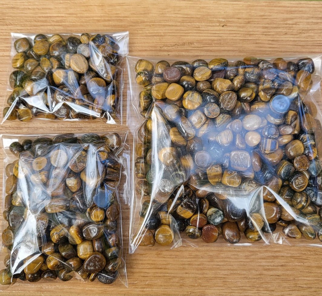 Tigers eye crystal chips