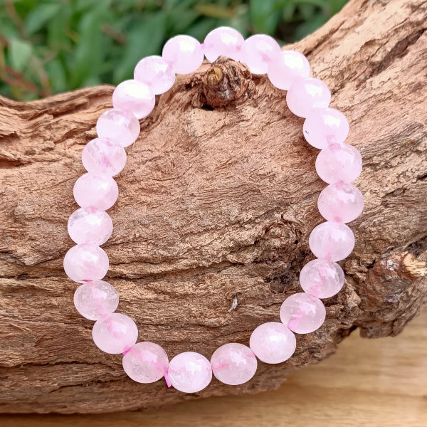 Rose Quartz Bracelet 8mm, 10mm or 12mm