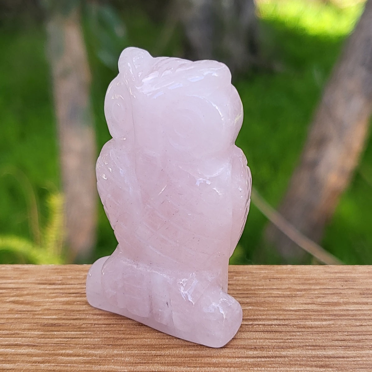 Rose Quartz Owl