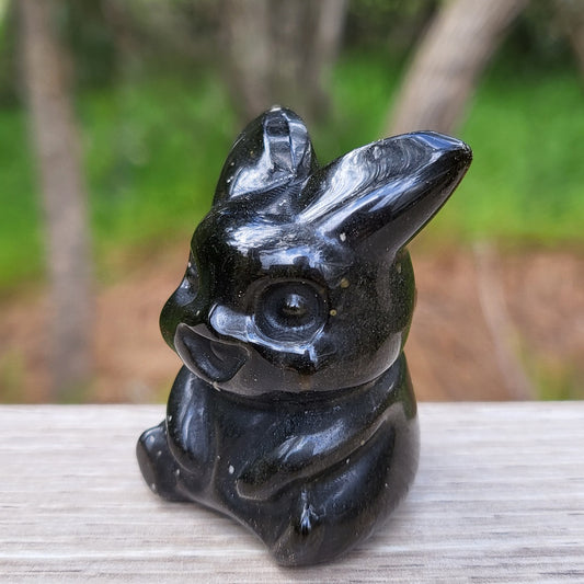 Obsidian Picachu Carving