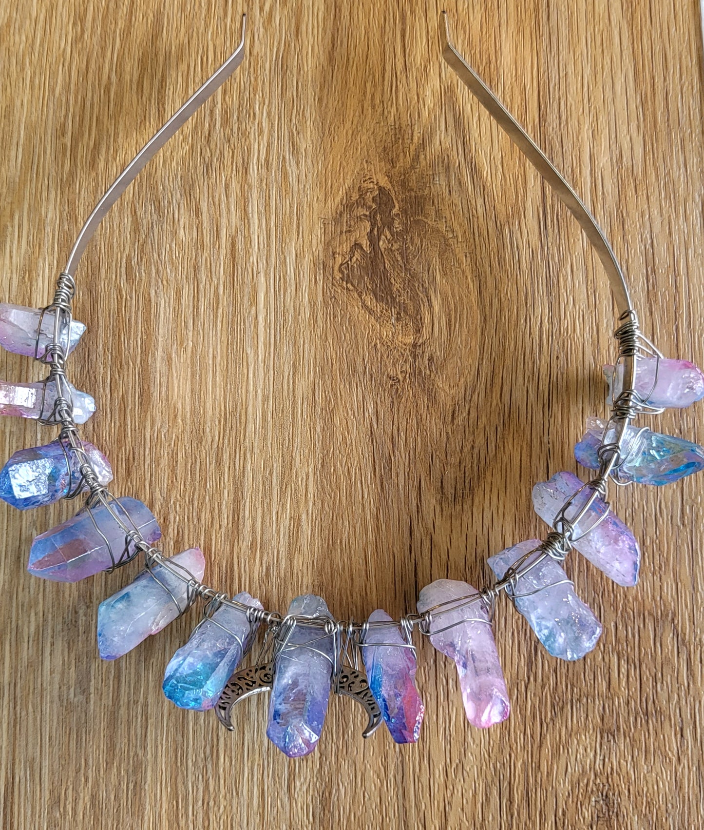 Crystal Crown Pink/blue aura