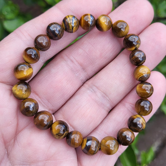 Tigers eye Bracelet 8mm and 12mm