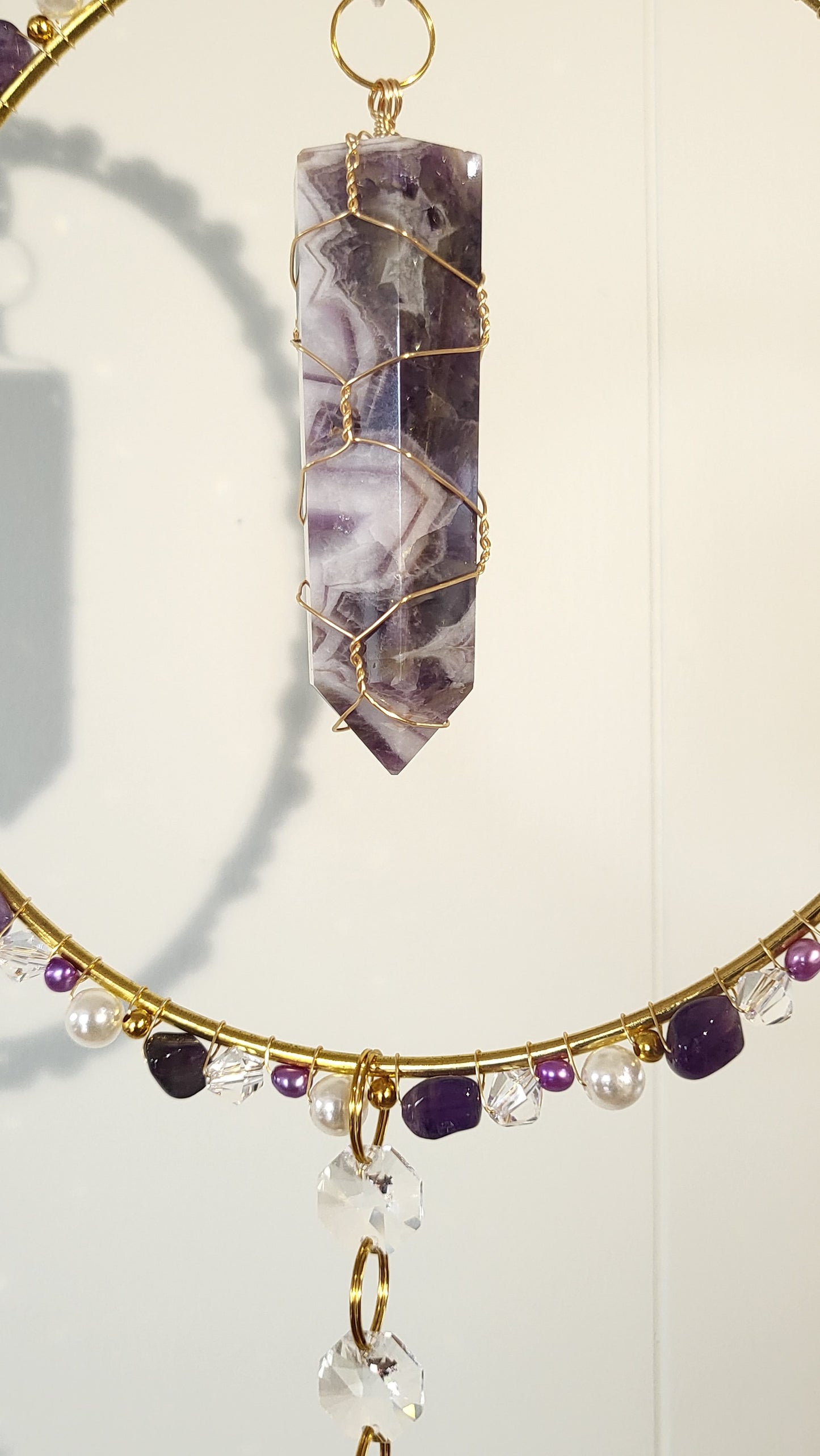 Suncatcher -  Chevron Amethyst