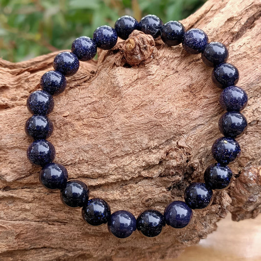 Blue Sandstone Bracelet