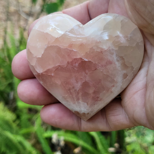 Rose Calcite Heart item 85